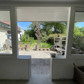 Schöne Wohnung mit Terasse Ansicht von außen