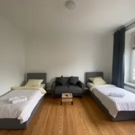Monteurswohnung im 1.OG Schlafzimmer