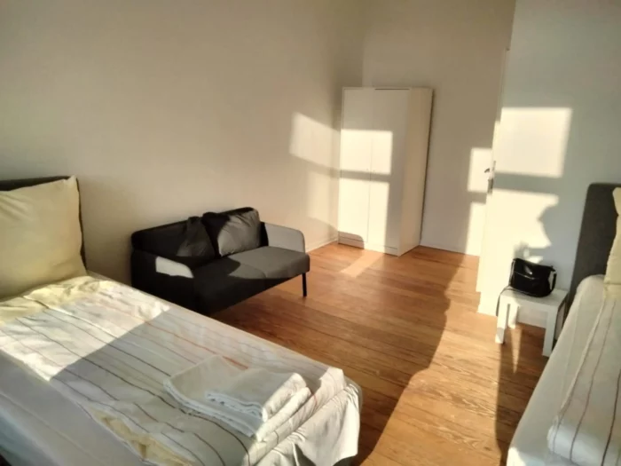 Monteurswohnung im 2. OG L Schlafzimmer