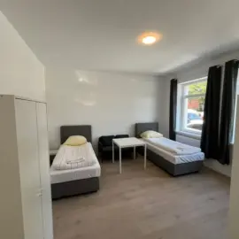 Unterkunft in Bahnhofsnähe Schlafzimmer