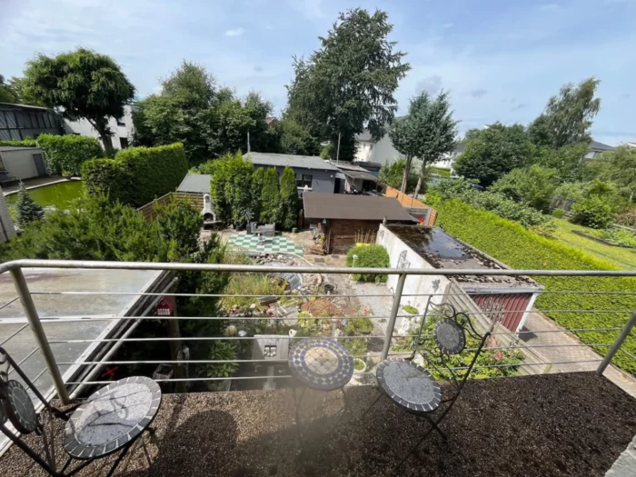 Haus mit Garten an Holstenhallen Ansicht von außen