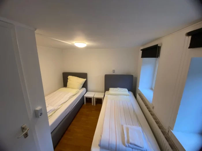 Monteurwohnung am Bahnhof Schlafzimmer