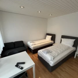 Monteurwohnung in der Innenstadt Schlafzimmer