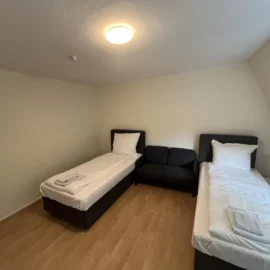 Wohnung in der Innenstadt 1.OG Schlafzimmer